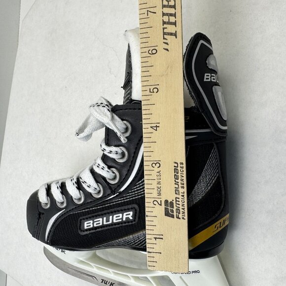 Bauer Supreme One20 Youth Ice Hockey Skates Size Y10 Pro TUUK Stainless Blade - Picture 12 of 16